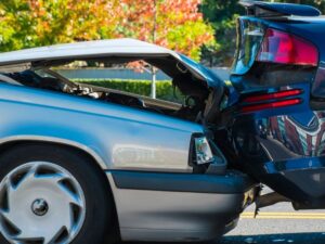 rear end crash in Indianapolis, IN