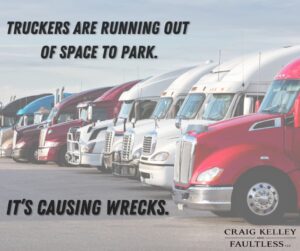 Trucker Parking Graphic